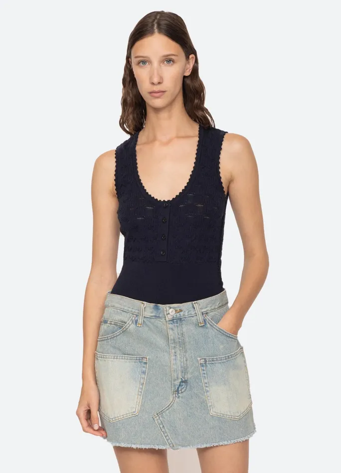Sea New York Tops Mila Tank Navy 8211 Women