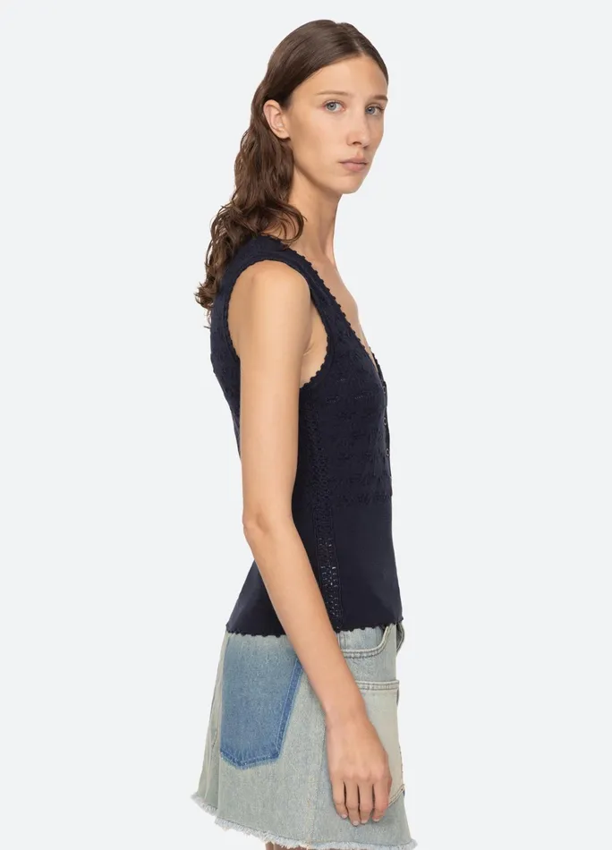 Sea New York Tops Mila Tank Navy 8211 Women
