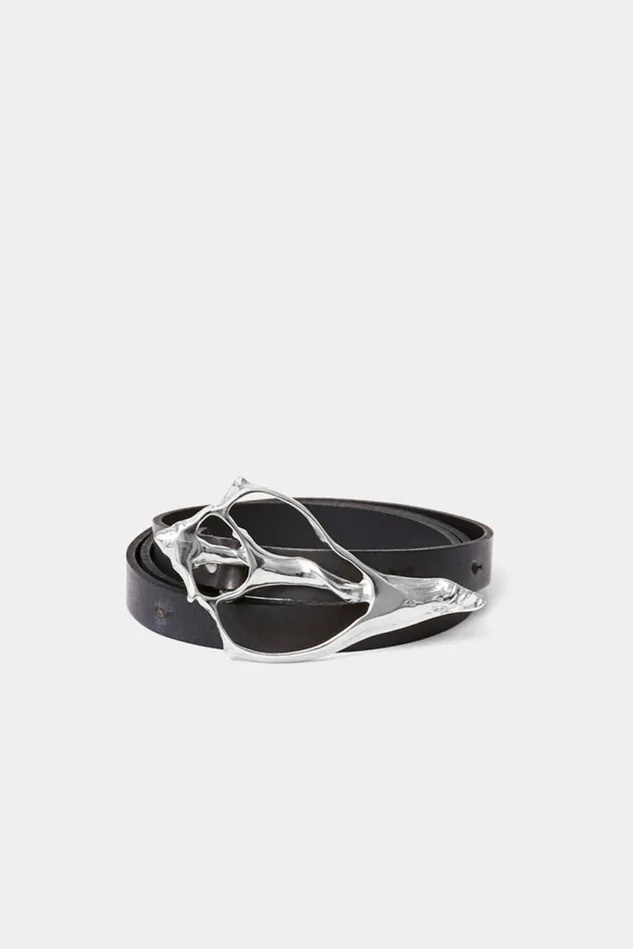 Shell Belt Blacksilver Women Rodebjer Belts