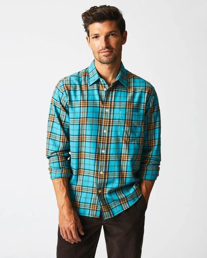 Shirting Men Billy Reid Bold Plaid Tuscumbia Shirt Slatemulti
