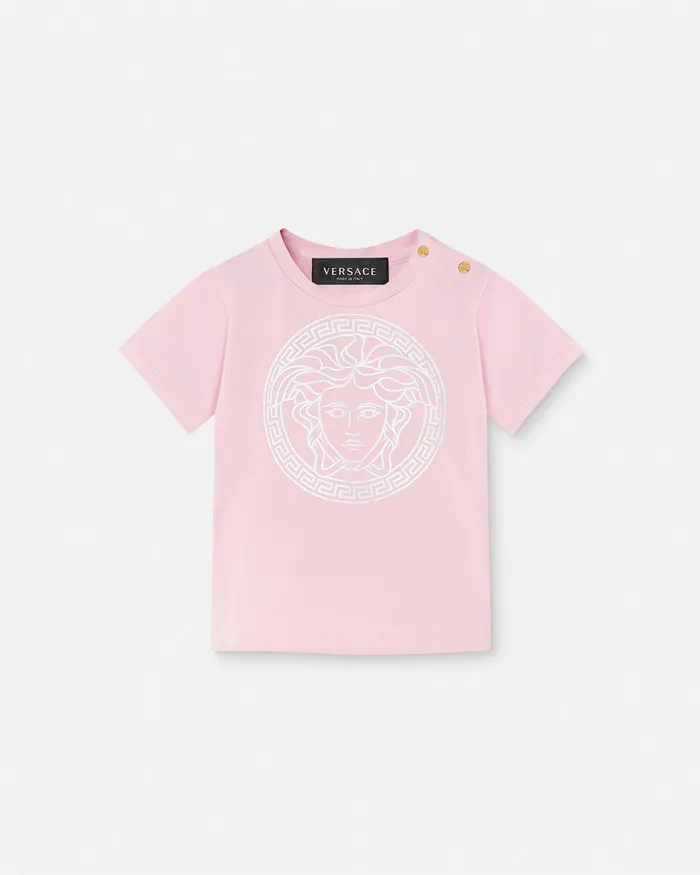 Shirts and Tshirts Kids Versace Medusa Baby TShirt Pink