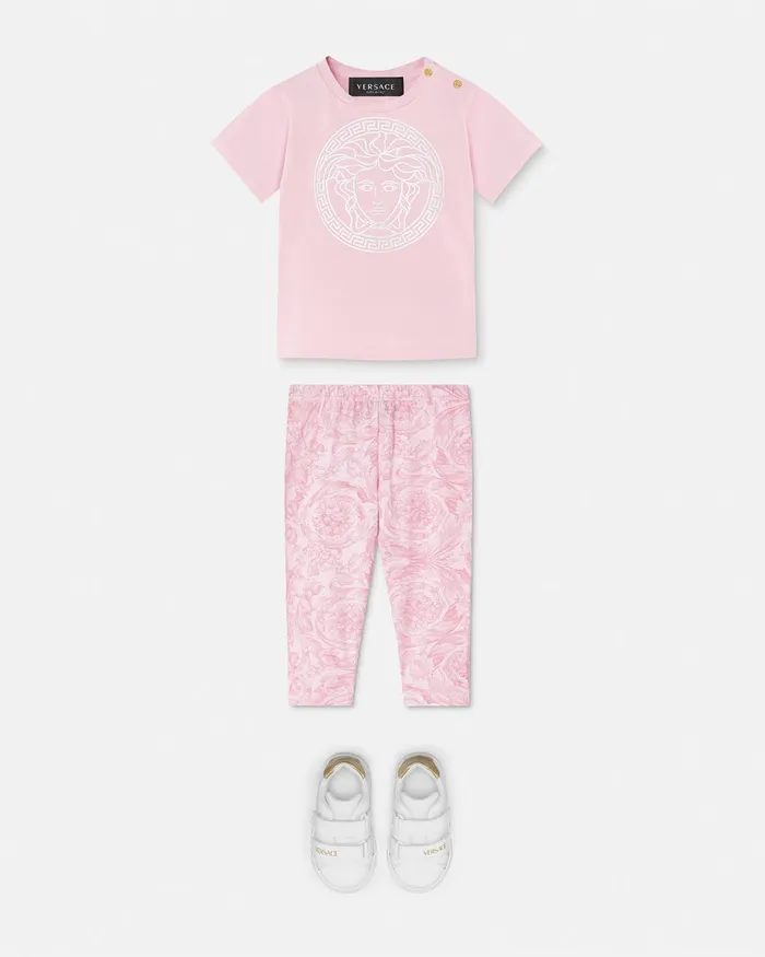 Shirts and Tshirts Kids Versace Medusa Baby TShirt Pink