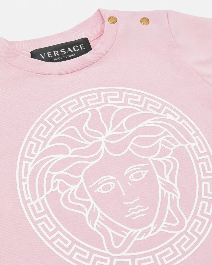 Shirts and Tshirts Kids Versace Medusa Baby TShirt Pink
