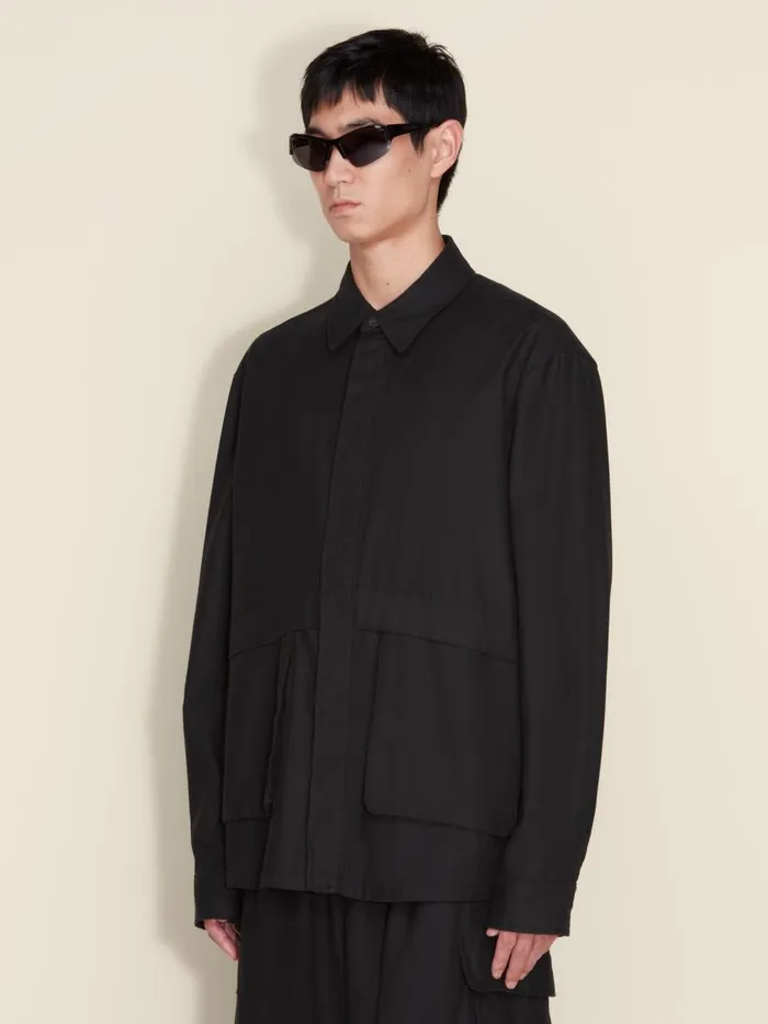Shirts and Tops Men Holzweiler Eivind Pocket Shirt Black
