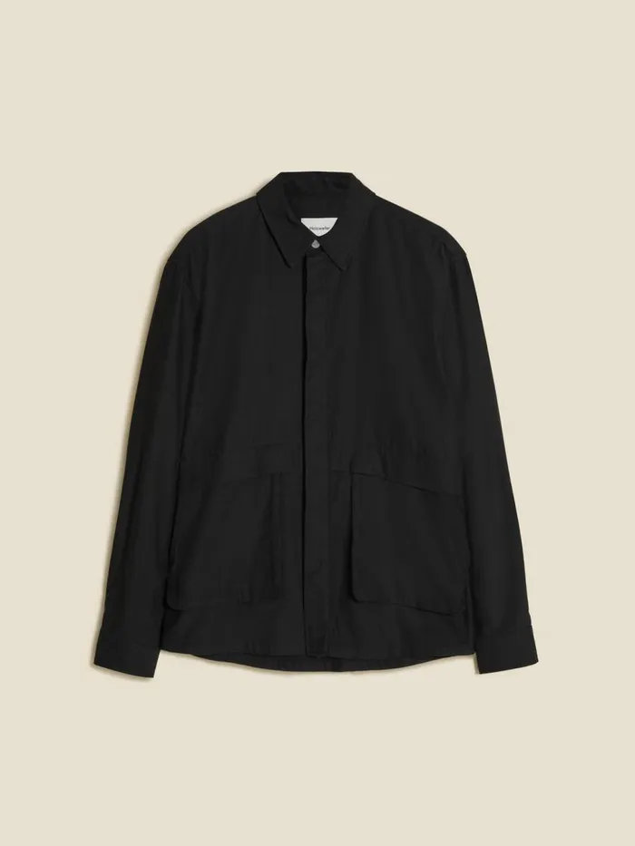 Shirts and Tops Men Holzweiler Eivind Pocket Shirt Black