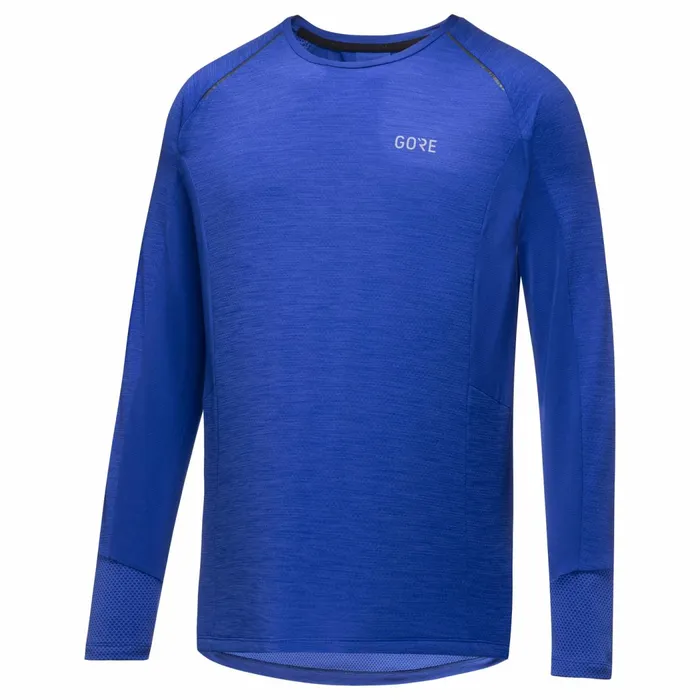 Shirts Men GOREWEAR Energetic LS Shirt Mens Ultramarine Blue