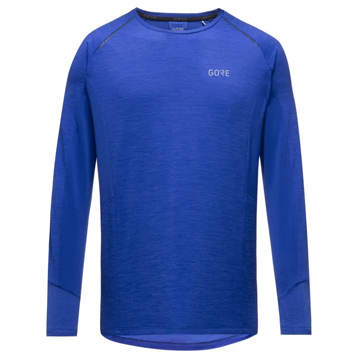 Shirts Men GOREWEAR Energetic LS Shirt Mens Ultramarine Blue