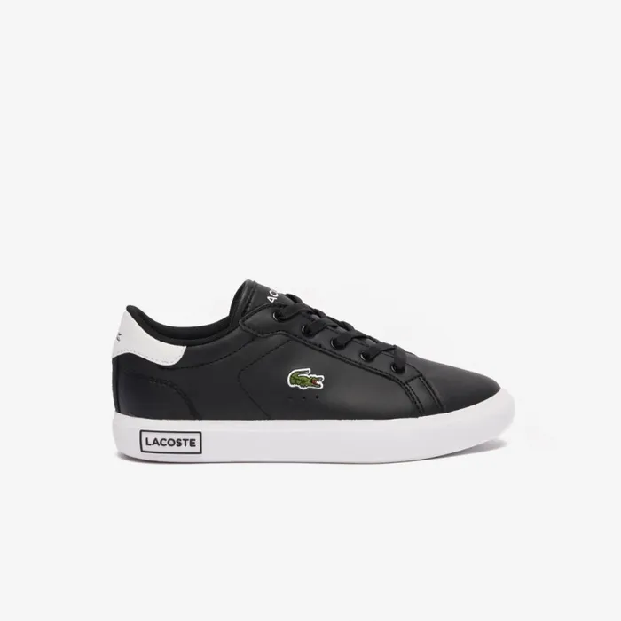 Shoes and Accessories Kids Lacoste Children039s Powercourt Sneakers Blackwhite 312 Shoes and Accessories Kids Lacoste Children039s Powercourt Sneakers Blackwhite 312