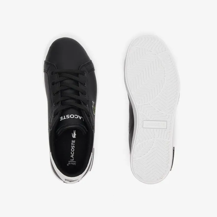 Shoes and Accessories Kids Lacoste Children039s Powercourt Sneakers Blackwhite 312