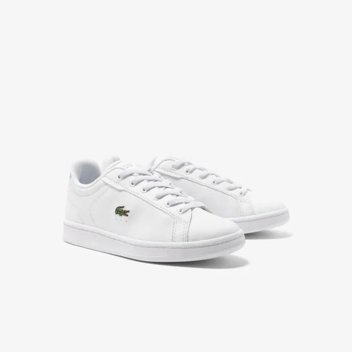 Shoes and Accessories Kids Lacoste Infants039 Carnaby Pro Fiber Sneakers Whitewhite 21g