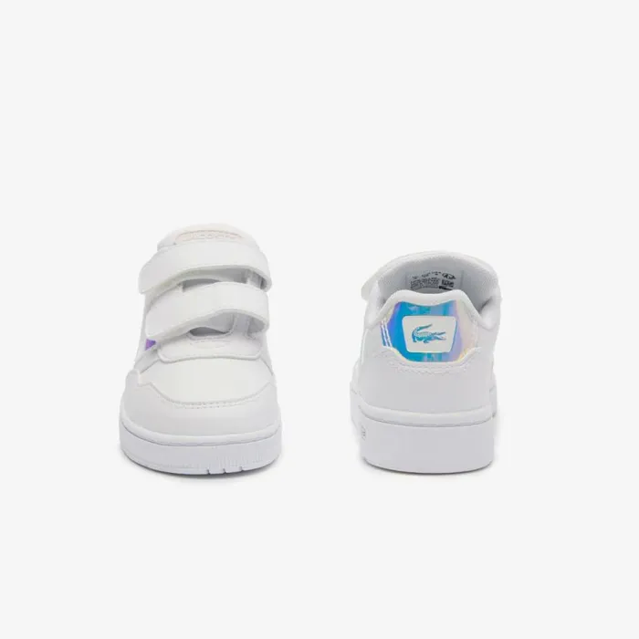Shoes and Accessories Kids Lacoste Infants039 TClip Sneakers Whtlt Pink 1y9