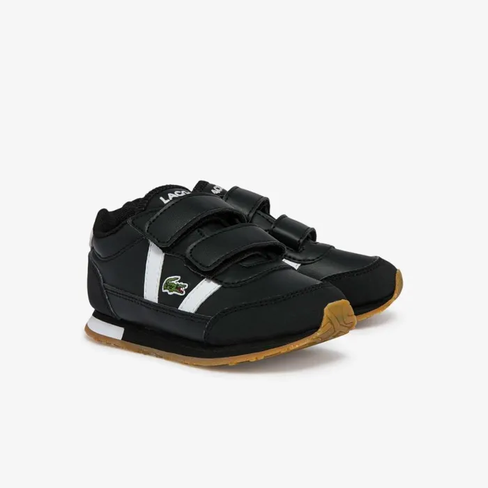 Shoes and Accessories Kids Lacoste Infants Partner Sneakers Blackwhite 312
