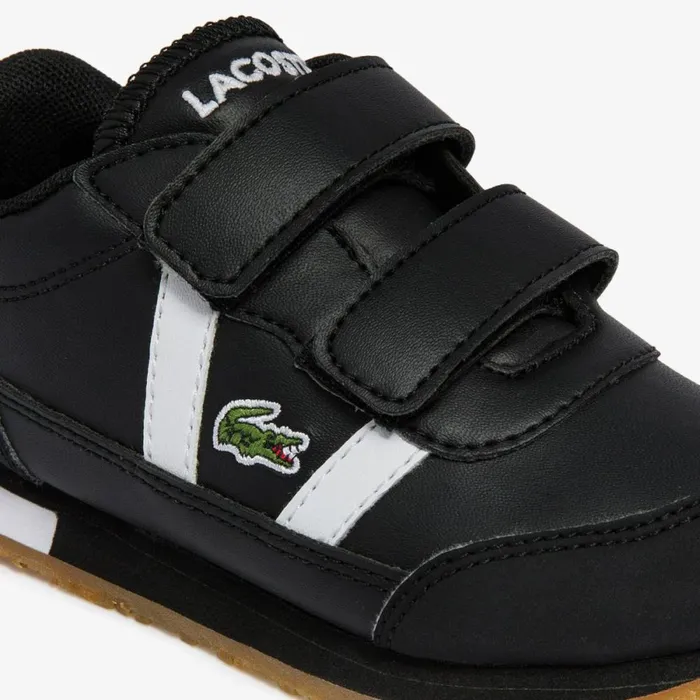 Shoes and Accessories Kids Lacoste Infants Partner Sneakers Blackwhite 312