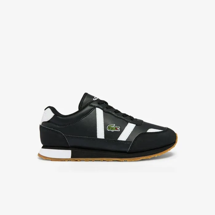 Shoes and Accessories Kids Lacoste Juniors Partner Sneakers Blackwhite 312