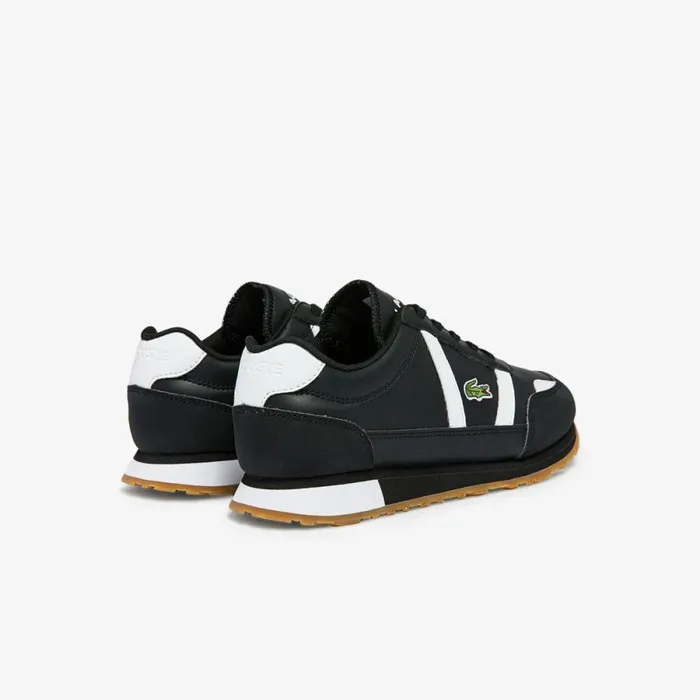 Shoes and Accessories Kids Lacoste Juniors Partner Sneakers Blackwhite 312