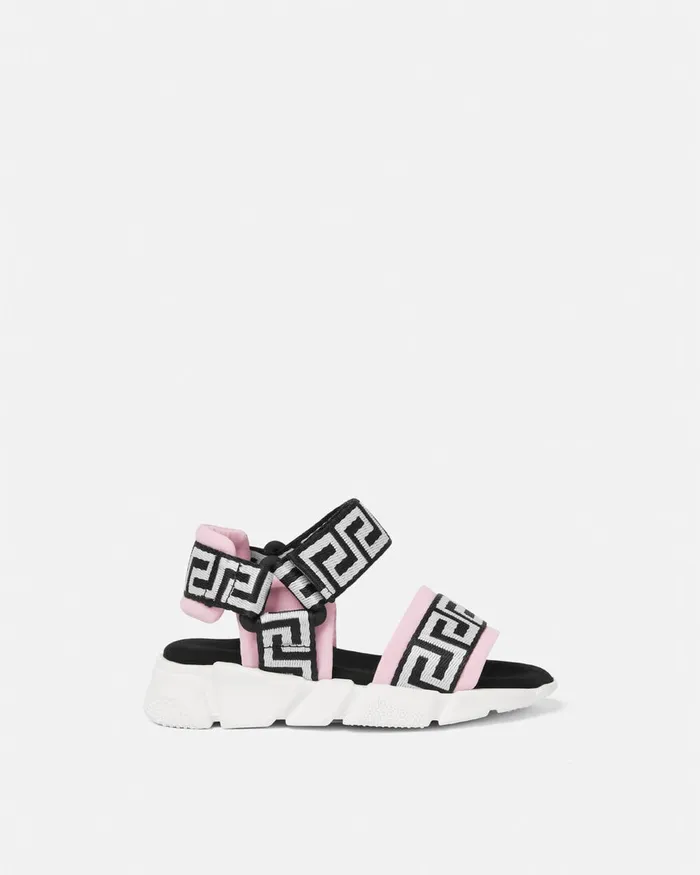 Shoes Kids Versace Greca Baby Sandals Blackpink