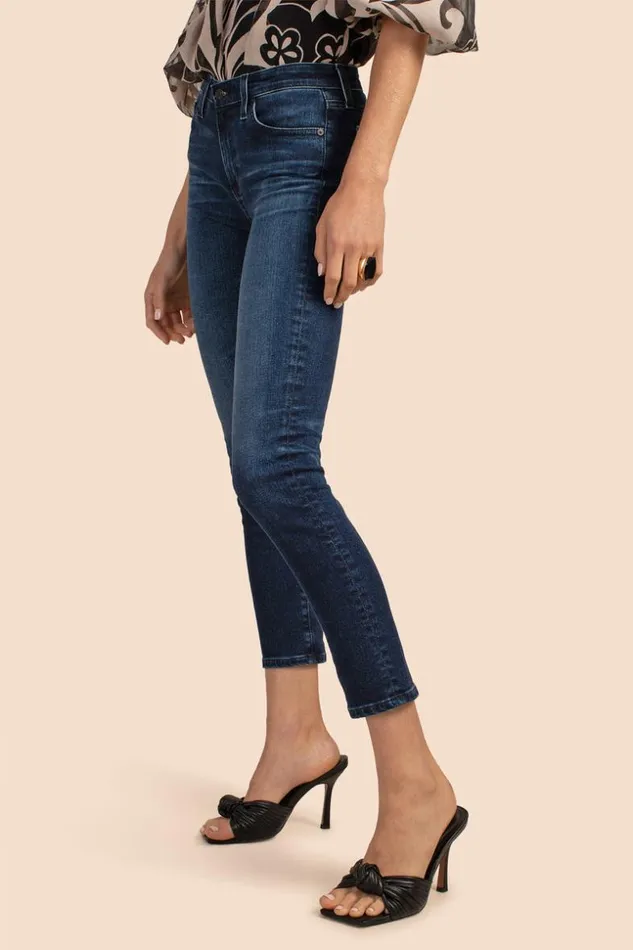 SHOP Trina Turk ALL BOTTOMS AG DARK WASH PRIMA ANKLE SLIM STRAIGHT JEAN