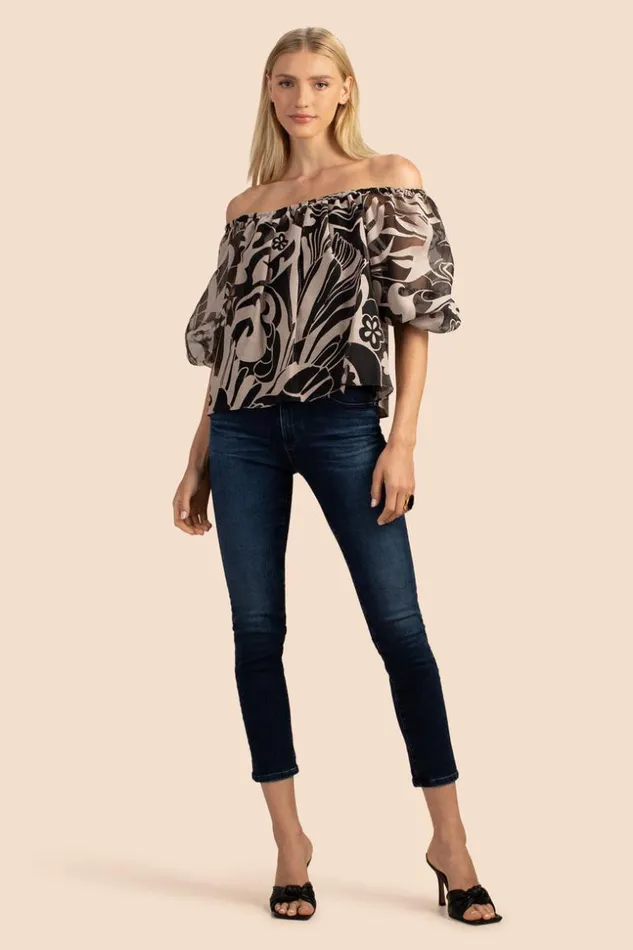 SHOP Trina Turk ALL BOTTOMS AG DARK WASH PRIMA ANKLE SLIM STRAIGHT JEAN