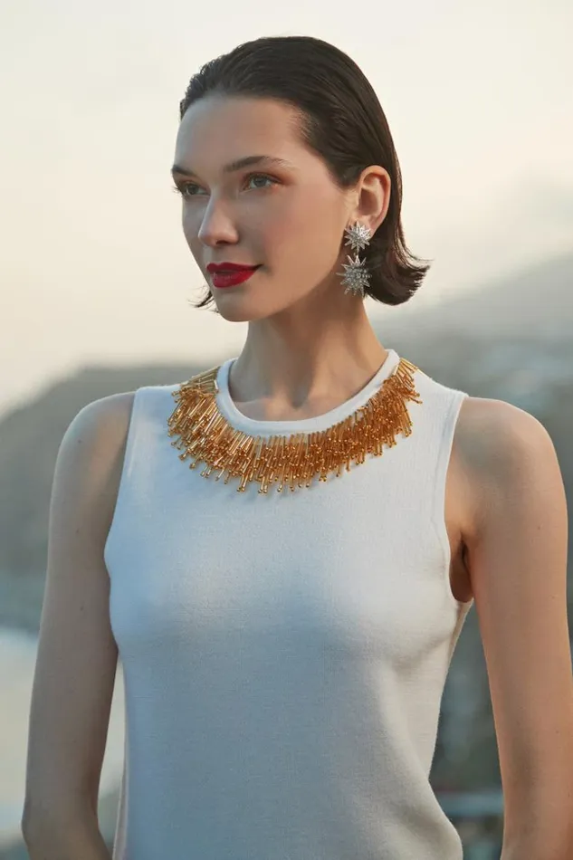 SHOP Trina Turk ALL TOPS HELENE BEADED TOP