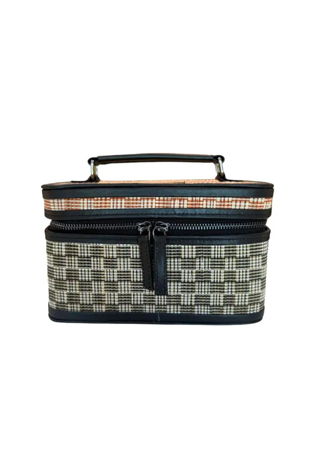 SHOP Trina Turk HANDBAGS FREYA RATTAN TRAIN CASE