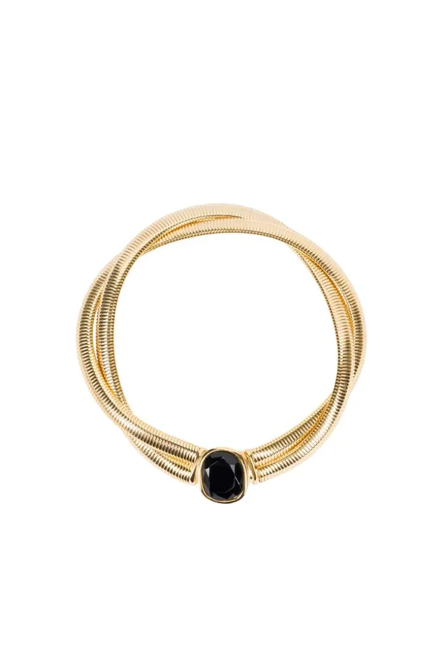 SHOP Trina Turk JEWELRY KJL DOUBLE ROW SNAKE WRAP NECKLACE