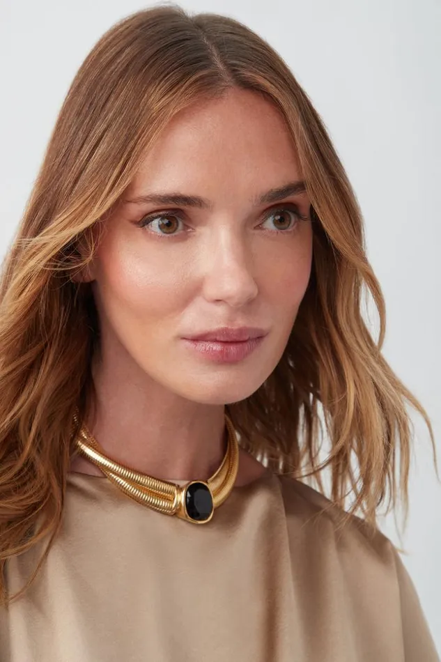 SHOP Trina Turk JEWELRY KJL DOUBLE ROW SNAKE WRAP NECKLACE