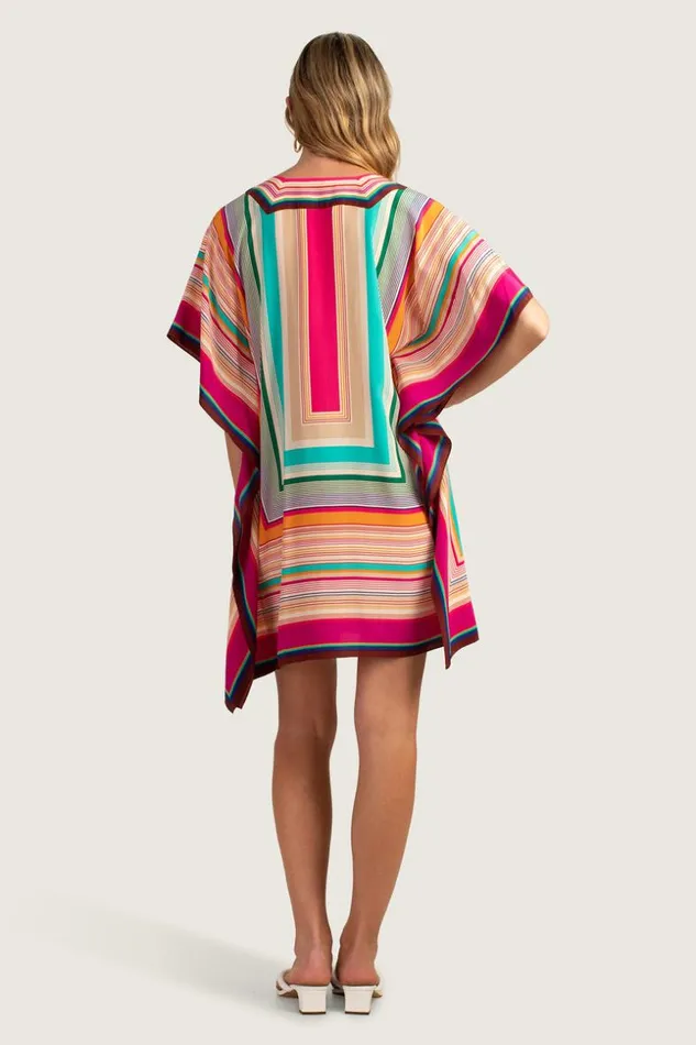 SHOP Trina Turk MINI DRESSES SOUK STRIPE THEODORA CAFTAN DRESS
