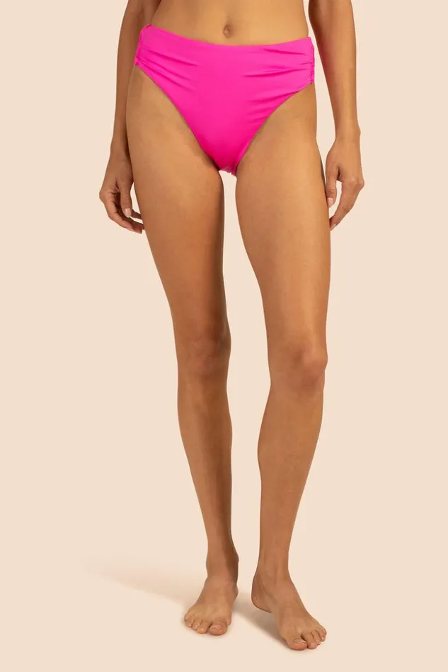 SHOP Trina Turk SWIM BOTTOMS MONACO SOLID HIGH WAIST BOTTOM