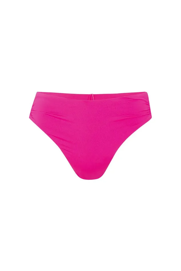 SHOP Trina Turk SWIM BOTTOMS MONACO SOLID HIGH WAIST BOTTOM
