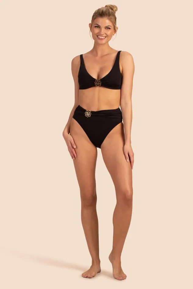 SHOP Trina Turk SWIM BOTTOMS MONACO SOLIDS HIGH WAIST SWIM BOTTOM