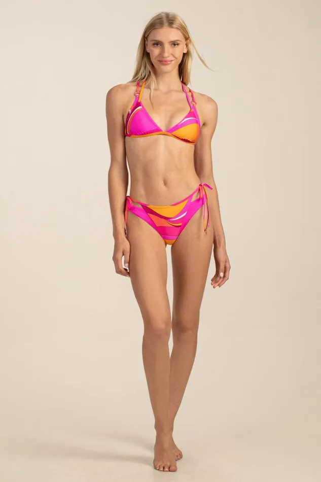 SHOP Trina Turk SWIM BOTTOMS VIVID VISTA TIE SIDE BOTTOM