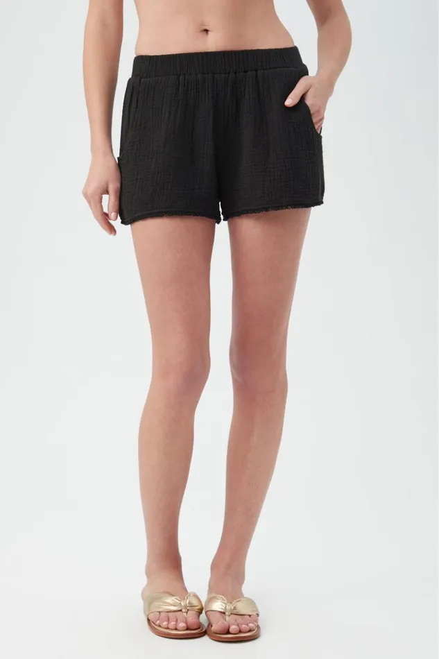 SHOP Trina Turk SWIM COVER UPS WOMEN039S SERENE BUBBLE GAUZE SWIM COVERUP SHORT