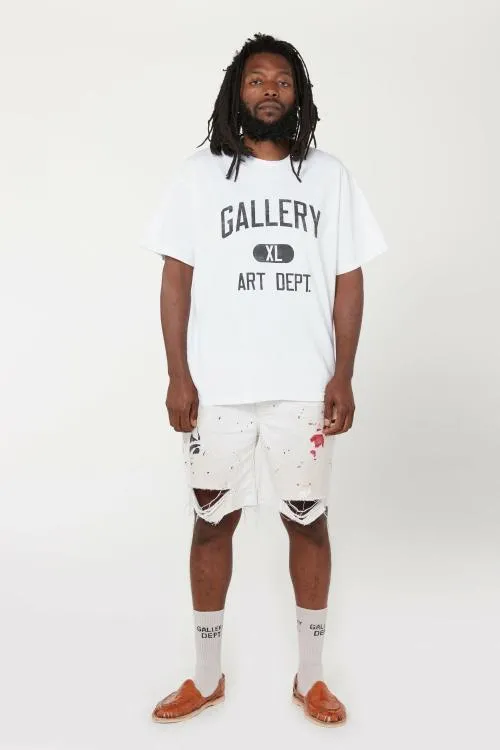 Short Sleeve Men Gallery Dept ART DEPT TEE White