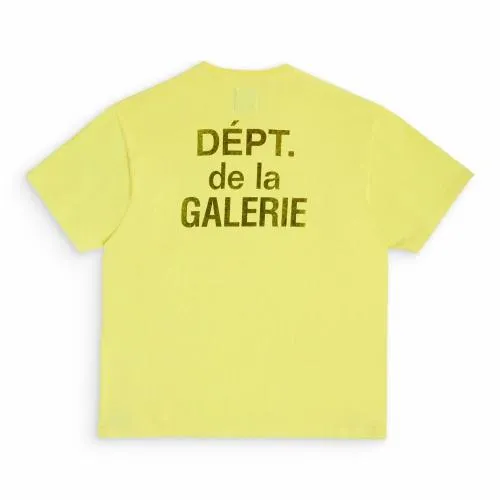 Short Sleeve Men Gallery Dept FRENCH TEE Flo Yellow