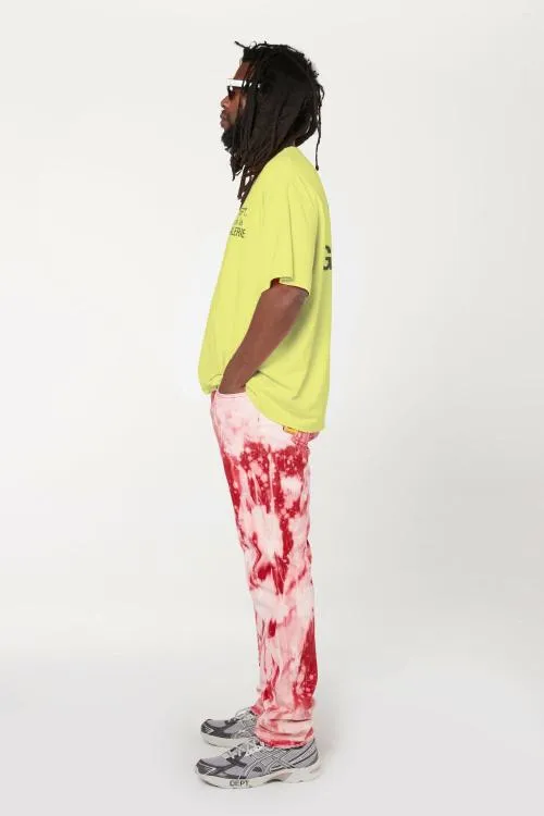 Short Sleeve Men Gallery Dept FRENCH TEE Flo Yellow