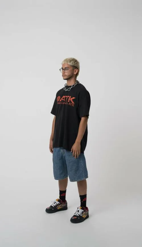 Short Sleeve Men Gallery Dept MUSIC LIVES ON ATK Black