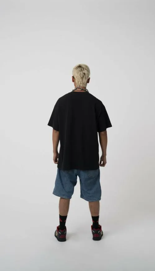 Short Sleeve Men Gallery Dept MUSIC LIVES ON ATK Black