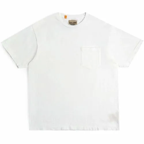 Short Sleeve Men Gallery Dept PLAIN VINTAGE POCKET TEE White