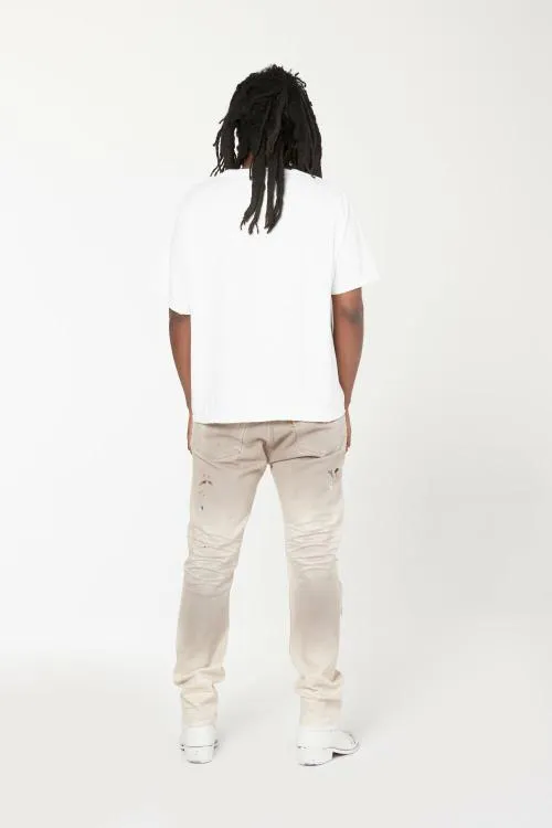Short Sleeve Men Gallery Dept PLAIN VINTAGE POCKET TEE White