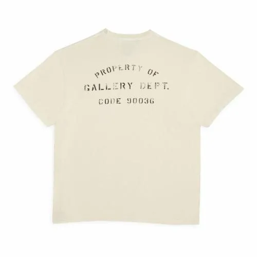 Short Sleeve Men Gallery Dept PROPERTY STENCIL TEE Natural