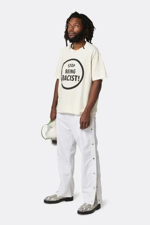 Short Sleeve Men Gallery Dept STOP BEING RACIST TEE Cream