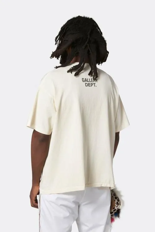 Short Sleeve Men Gallery Dept STOP BEING RACIST TEE Cream