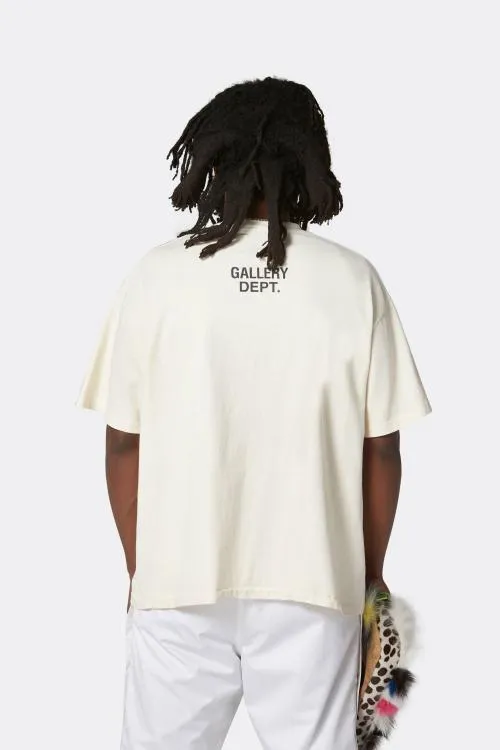 Short Sleeve Men Gallery Dept STOP BEING RACIST TEE Cream