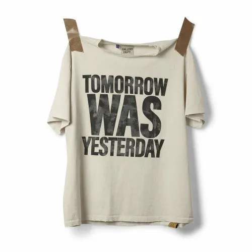 Short Sleeve Men Gallery Dept TOMORROW TEE Archival White