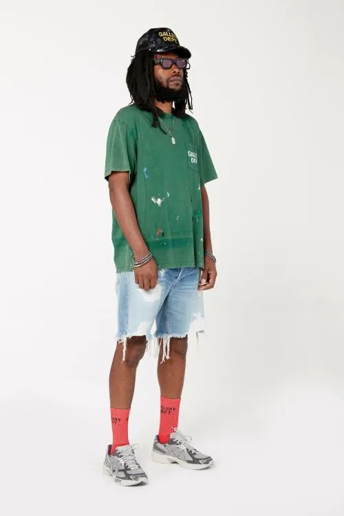 Short Sleeve Men Gallery Dept VINTAGE LOGO PAINTED TEE Green