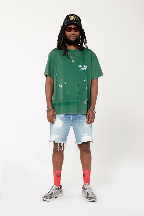 Short Sleeve Men Gallery Dept VINTAGE LOGO PAINTED TEE Green