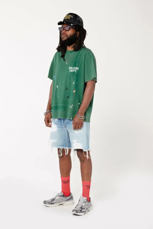 Short Sleeve Men Gallery Dept VINTAGE LOGO PAINTED TEE Green