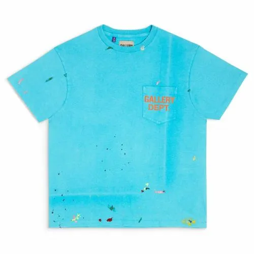 Short Sleeve Men Gallery Dept VINTAGE LOGO PAINTED TEE Turquoise