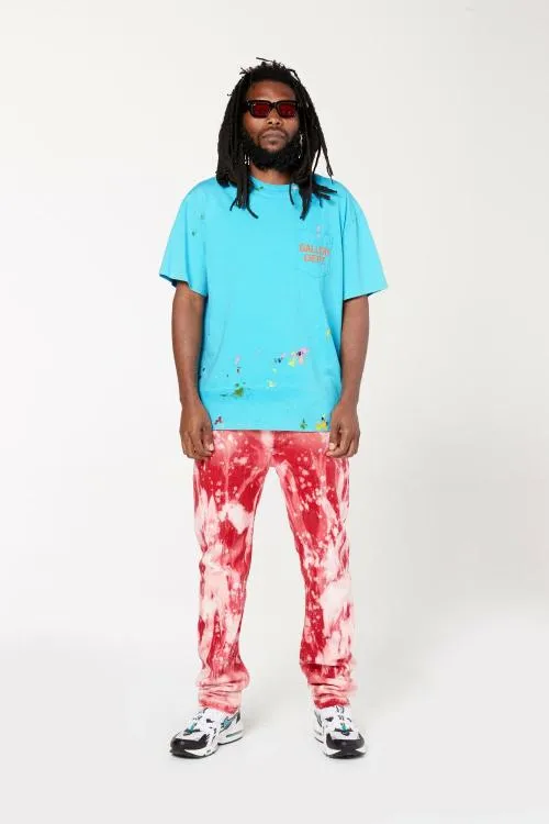Short Sleeve Men Gallery Dept VINTAGE LOGO PAINTED TEE Turquoise
