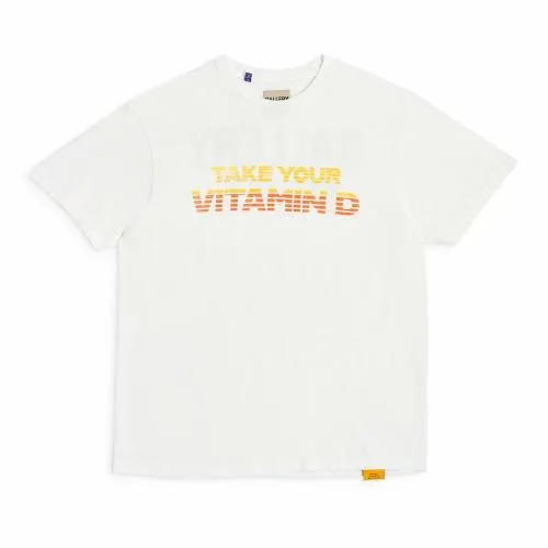 Short Sleeve Men Gallery Dept VITAMIN D TEE White